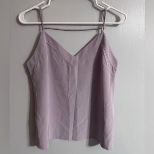Cuyana Lilac Silk Camisole Top Size Small